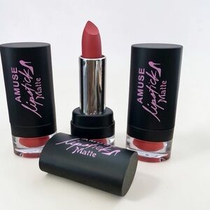 🆕3pcs Amuse Matte Lipstick